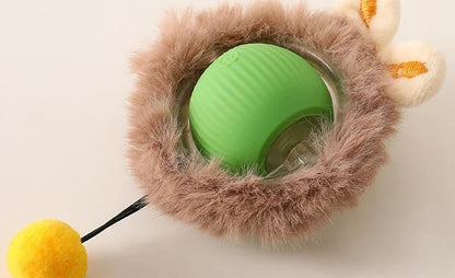Pelota Rodante Automática para Gatos - Juguete Interactivo Recargable