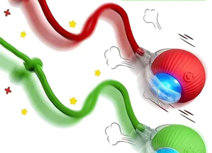 Pelota Rodante Automática para Gatos - Juguete Interactivo Recargable