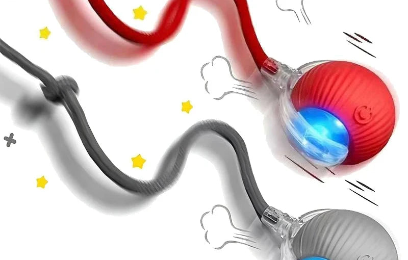Pelota Rodante Automática para Gatos - Juguete Interactivo Recargable