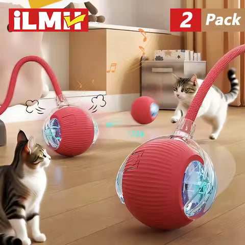 Pelota Rodante Automática para Gatos - Juguete Interactivo Recargable